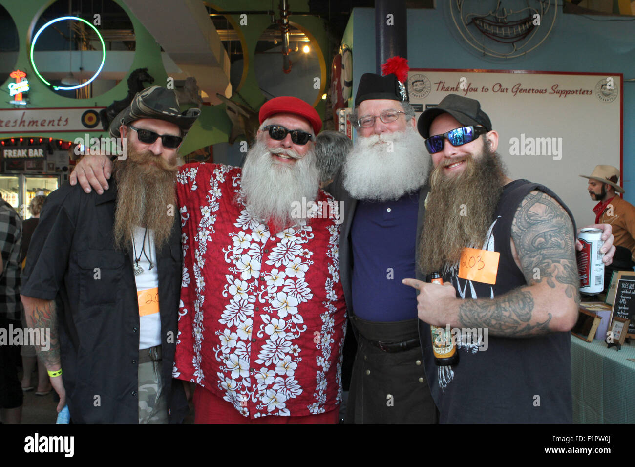 New York, New York, USA. 5th Sep, 2015. 8th Annual Beard and Moustache