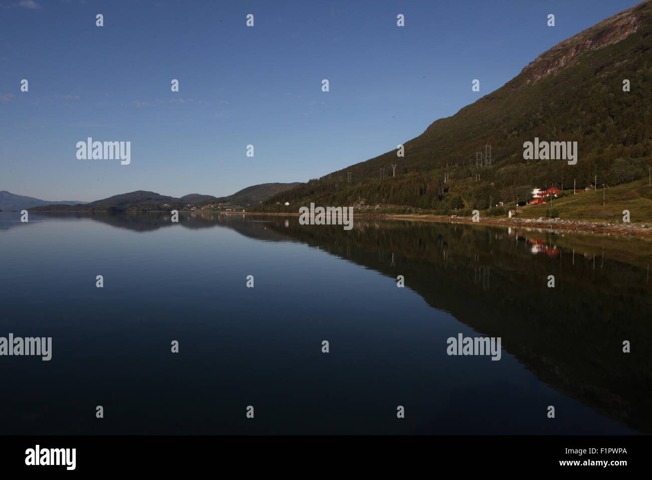 Bogen lake, Lapland, Norway Stock Photo