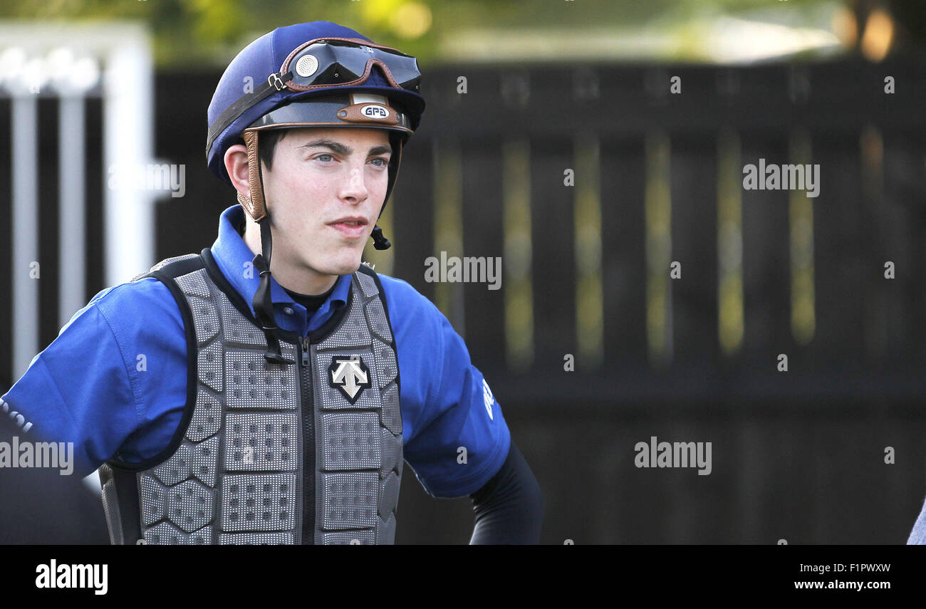 Australian superstar sprinter Brazen Beau having a racecourse gallop at