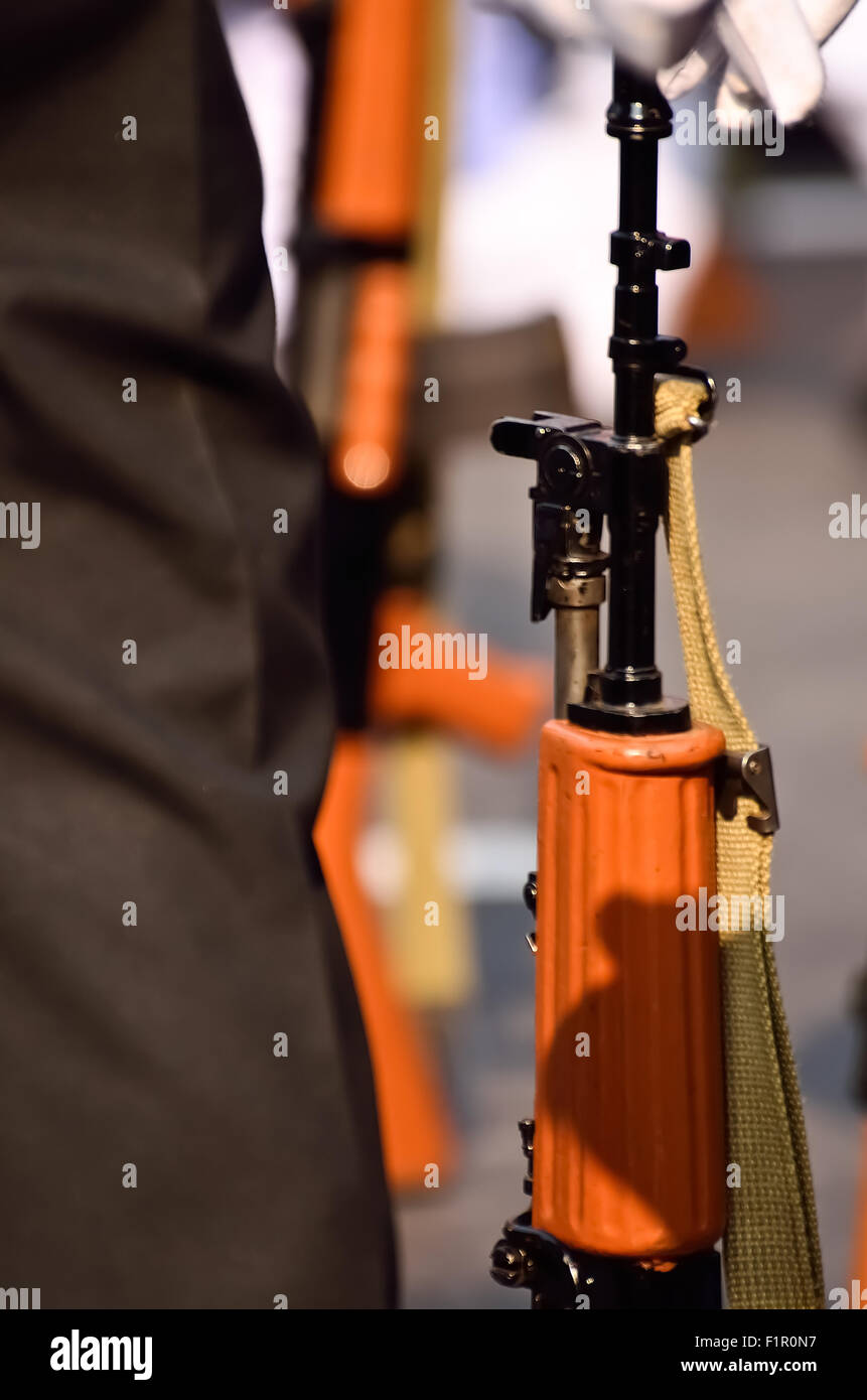 Army with AK-47 Stock Photo - Alamy