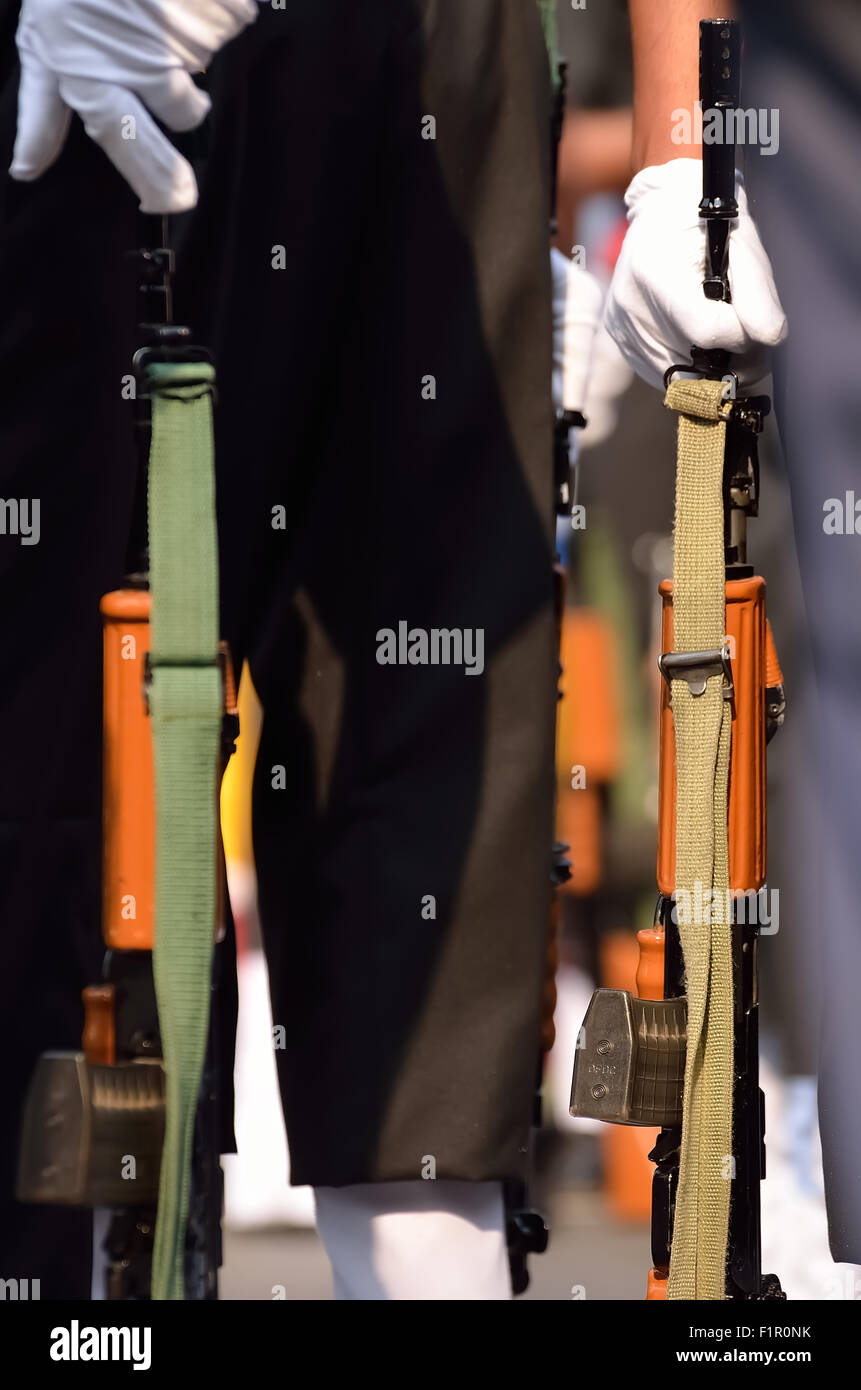 Army with AK-47 Stock Photo - Alamy