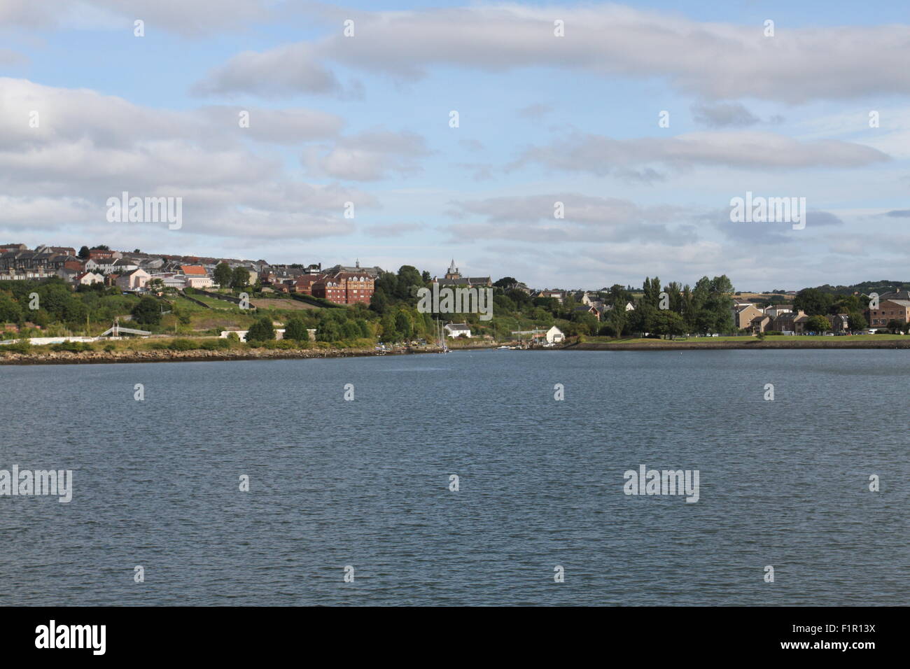 Inverkeithing waterfront Fife Scotland  September 2015 Stock Photo