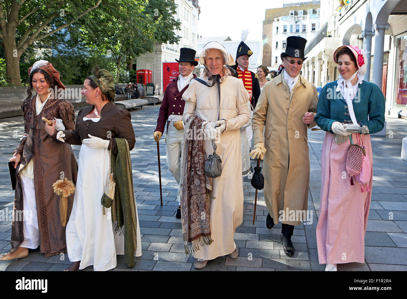 E Rejency New Road, City of Brighton & Hove, East Sussex, UK. Members of the ...