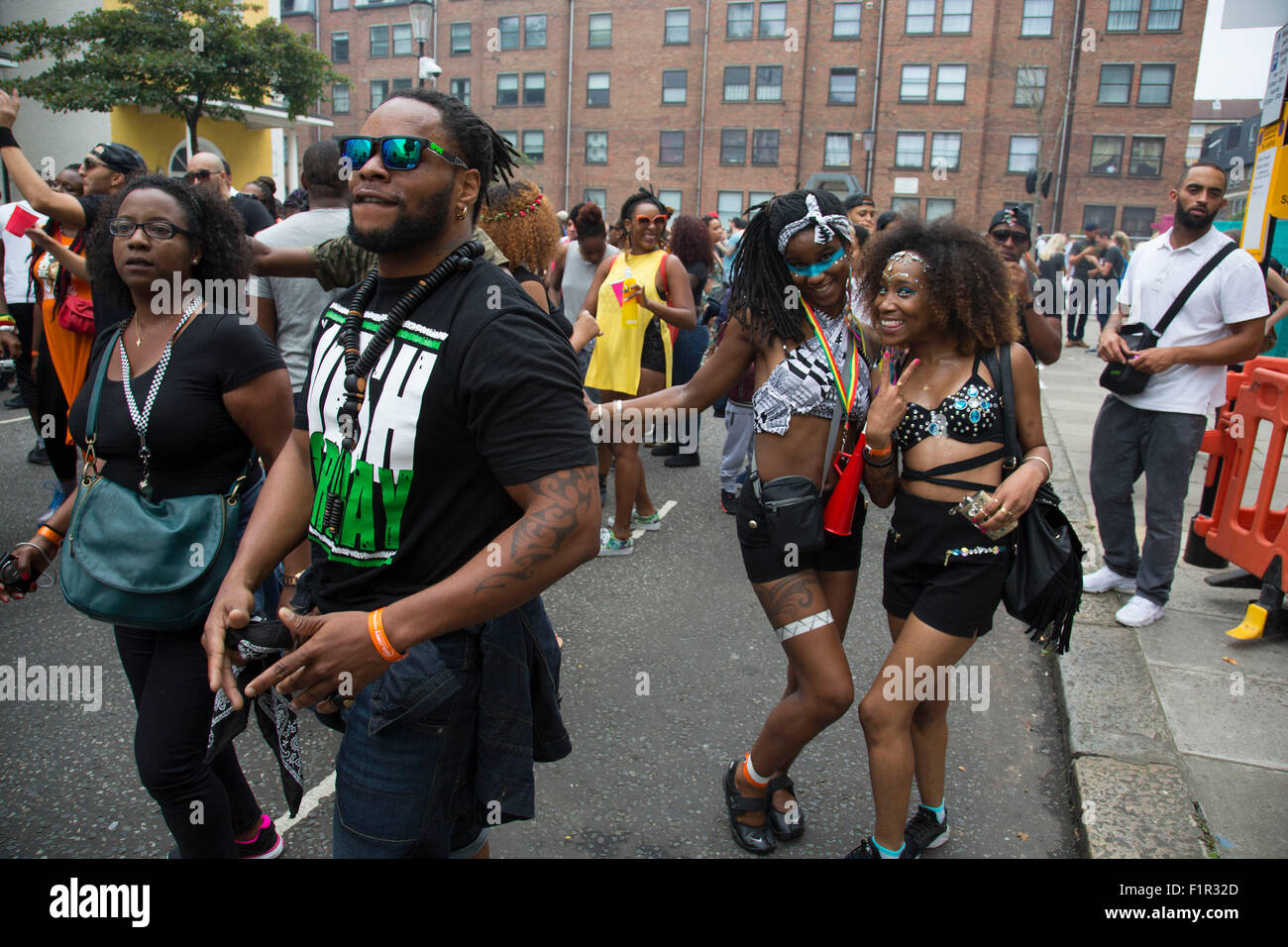Crowds dancing to music at I Spy The People sound system on Colville