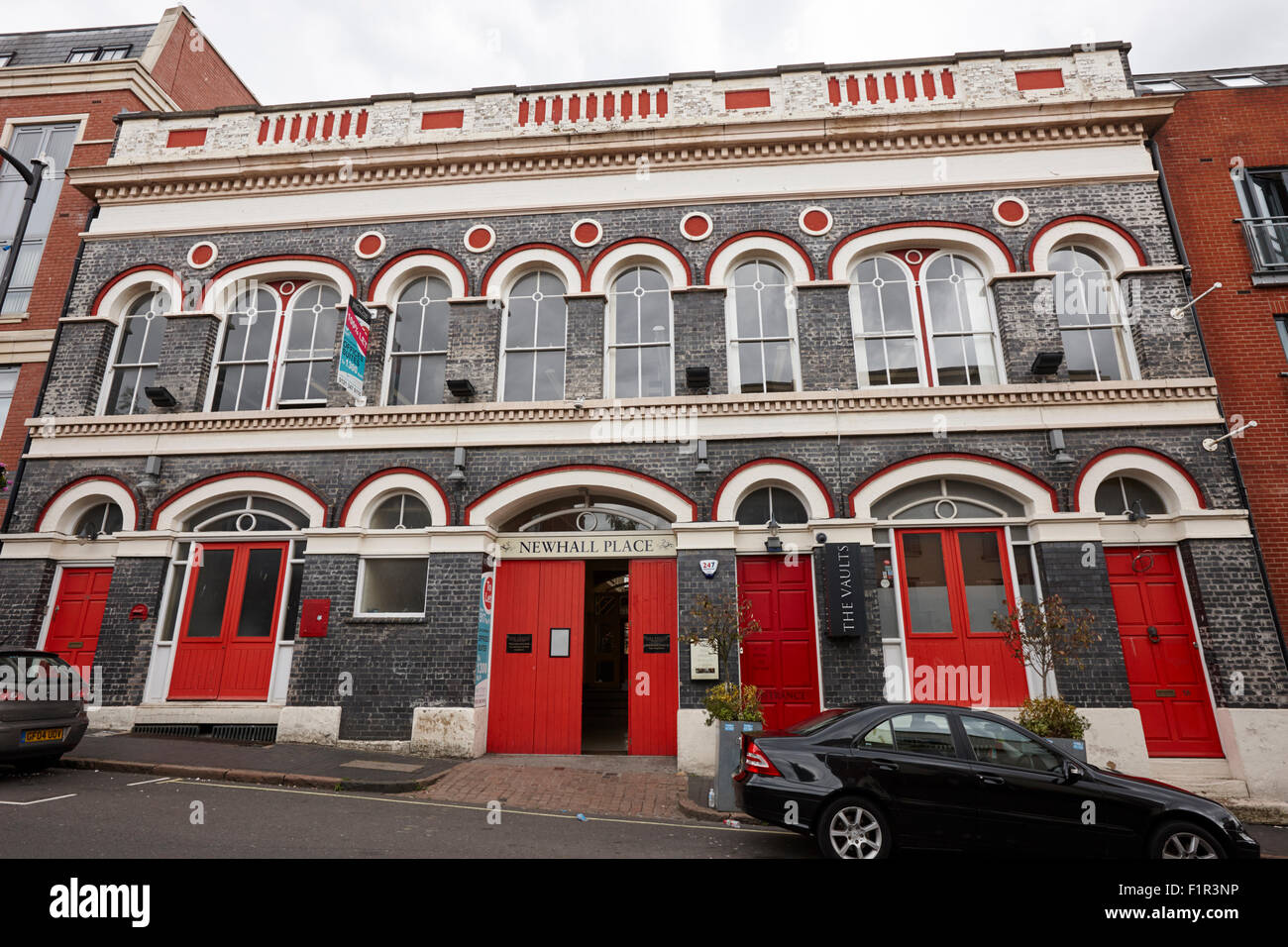 newhall place and the vaults bar and restaurant Birmingham UK Stock