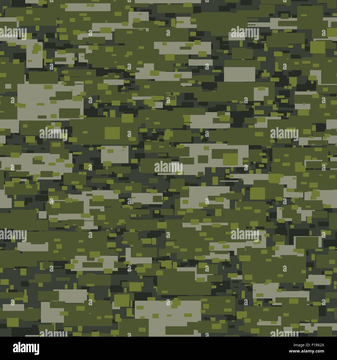 Camouflage urban disruptive block khaki seamless pattern Stock Vector ...
