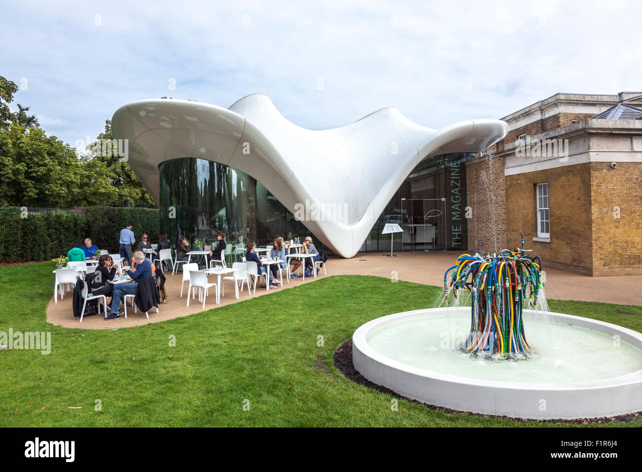 The Magazine Restaurant at the Serpentine Sackler Gallery, Hyde Park, UK Stock Photo