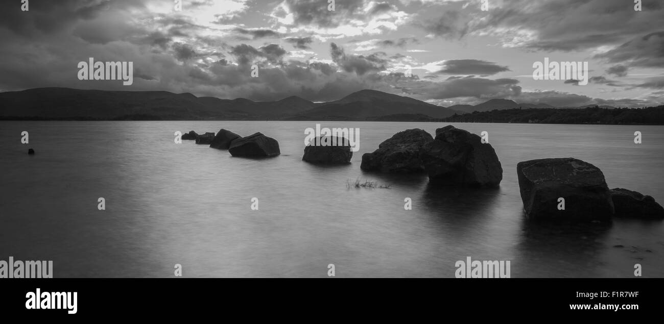 Loch Lomond, Scotland in the evening Stock Photo - Alamy