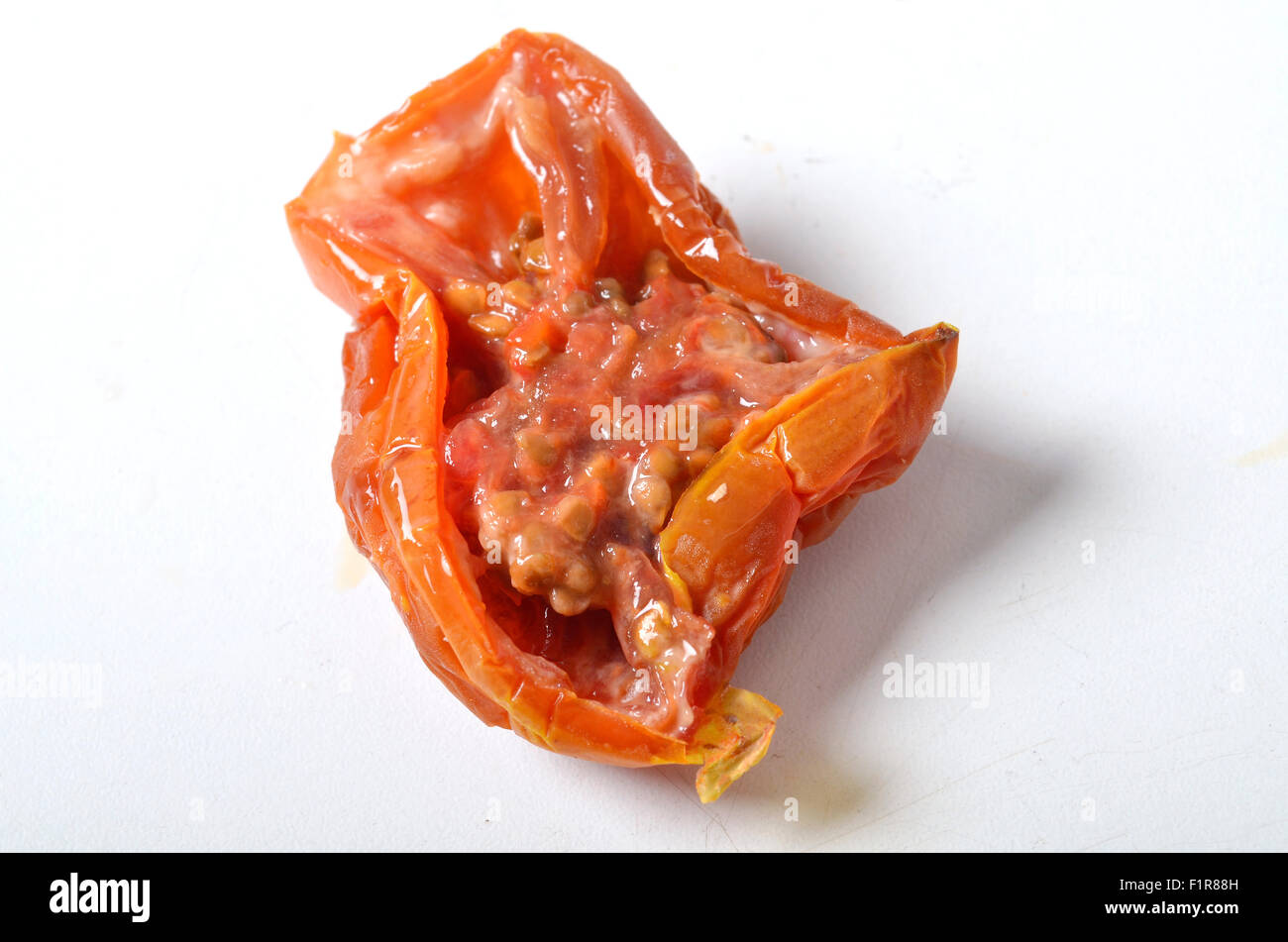 Rotten Tomato Stock Photo