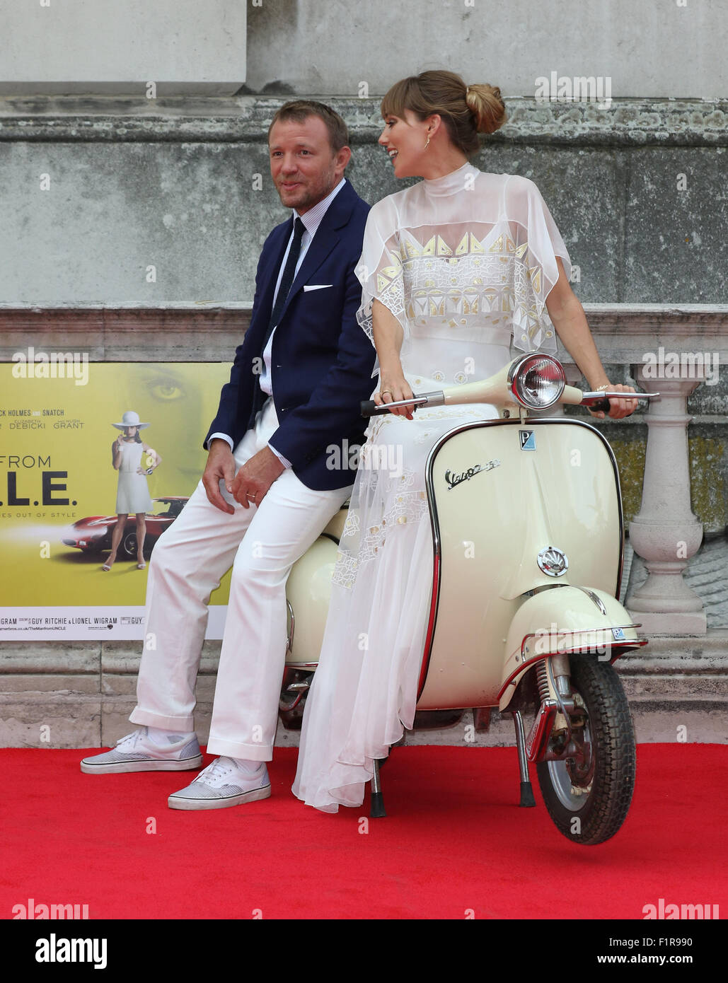 Guy Ritchie and Jacqui Ainsley head out to dinner with Henry