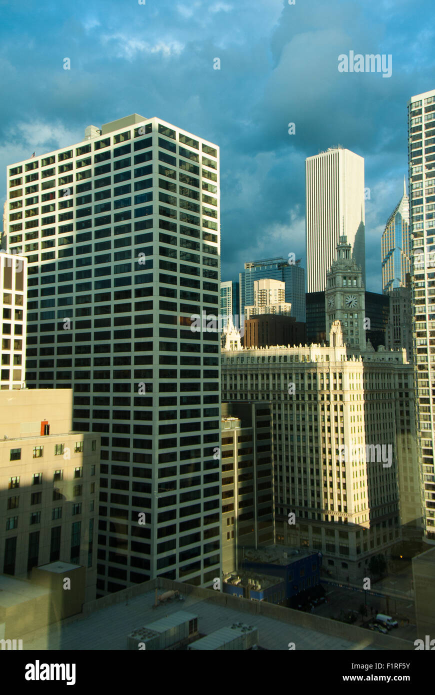 Chicago Illinois skyline Stock Photo