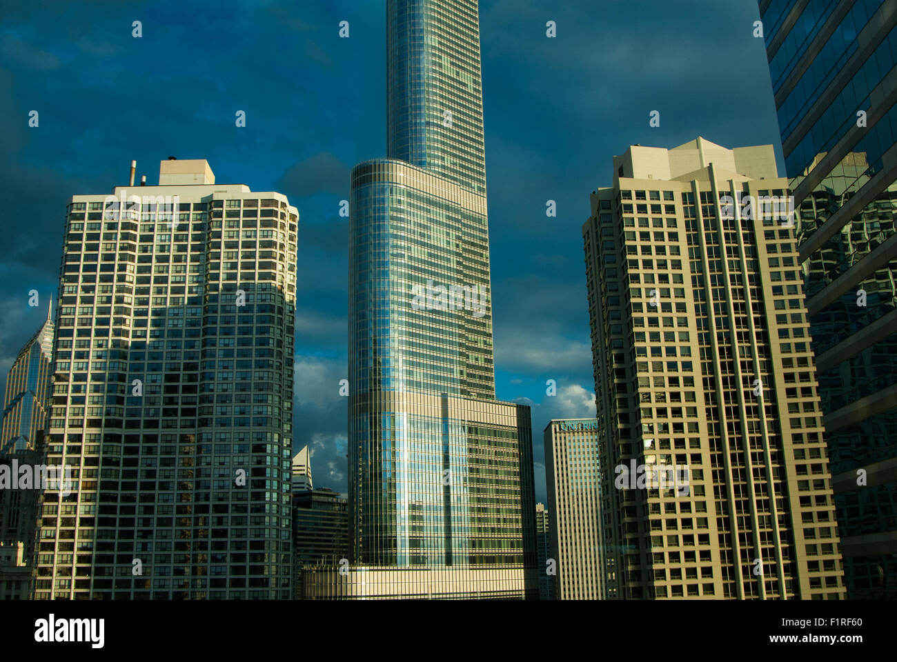 chicago Illinois skyline Stock Photo