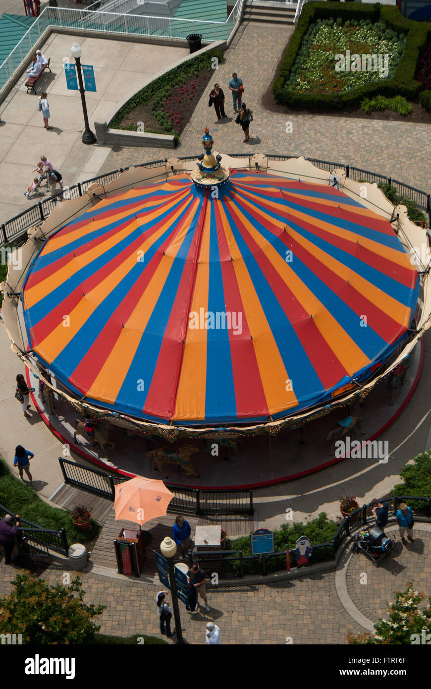 Navy pier chicago carousel hi-res stock photography and images - Alamy