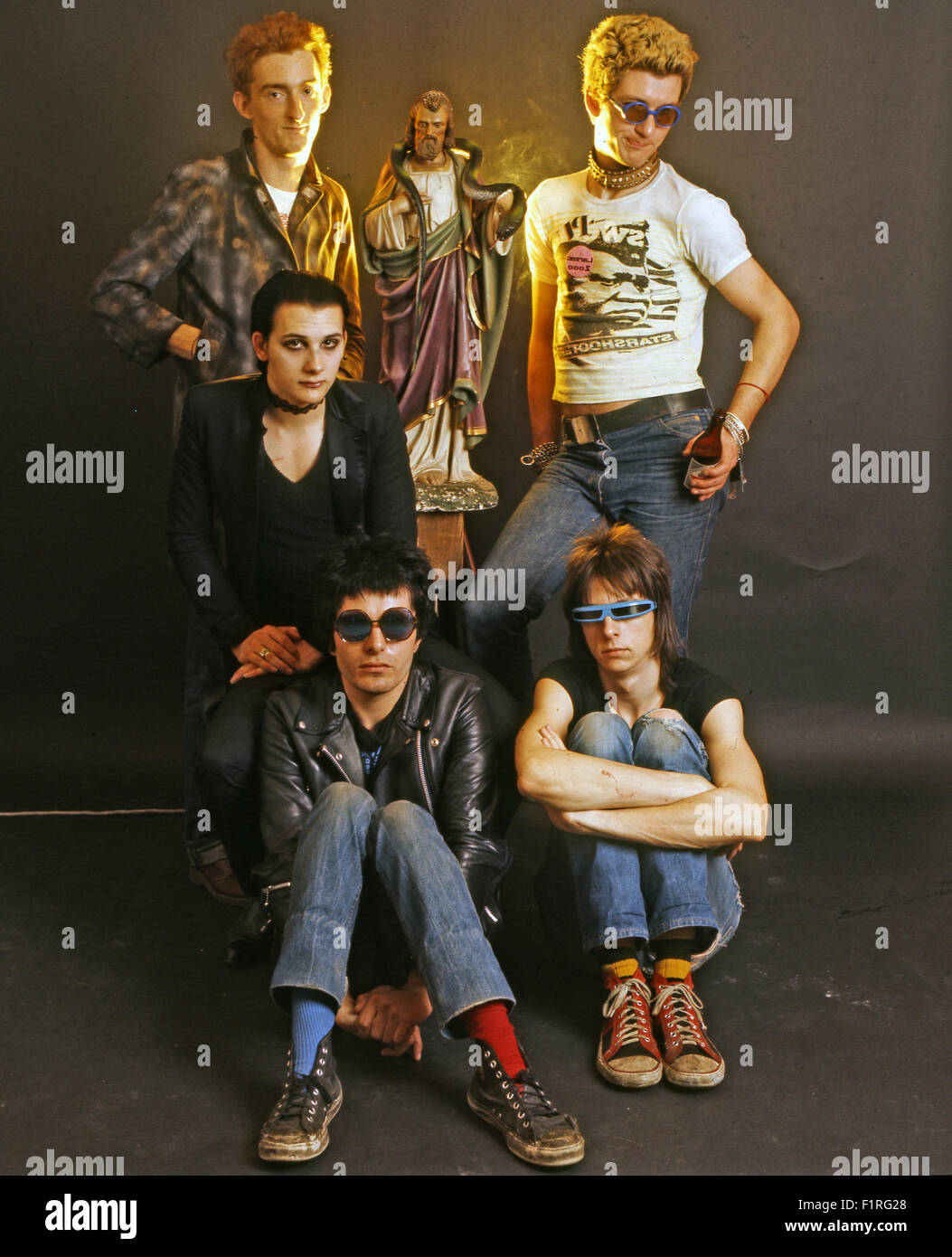 THE DAMNED  UK rock group about 1981 Stock Photo
