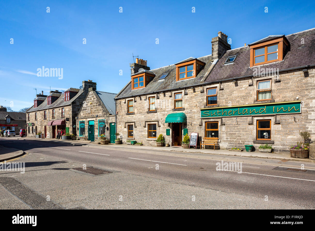 Brora village hires stock photography and images Alamy