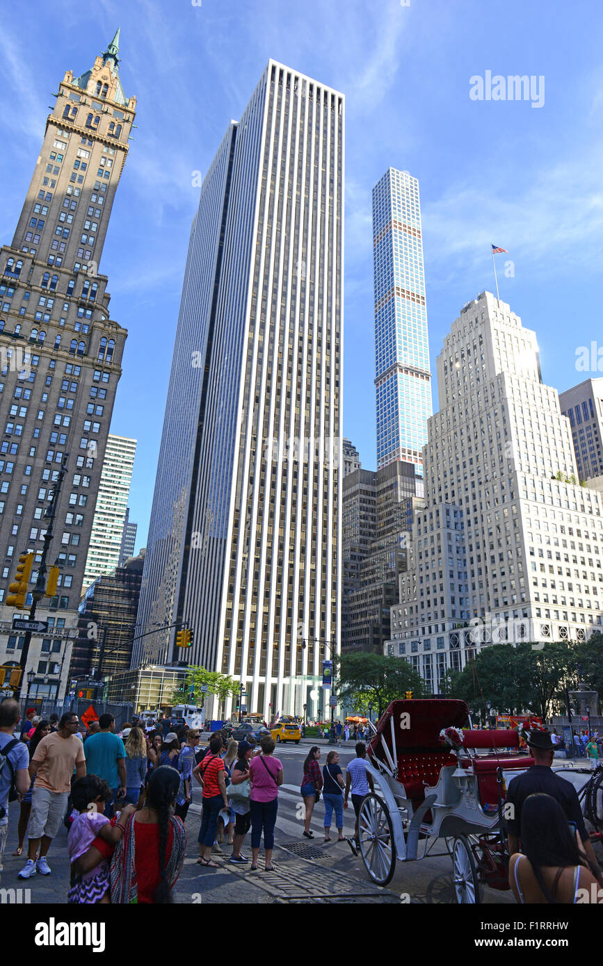 Horse-drawn Carriages horses, New York City Stock Photo - Alamy