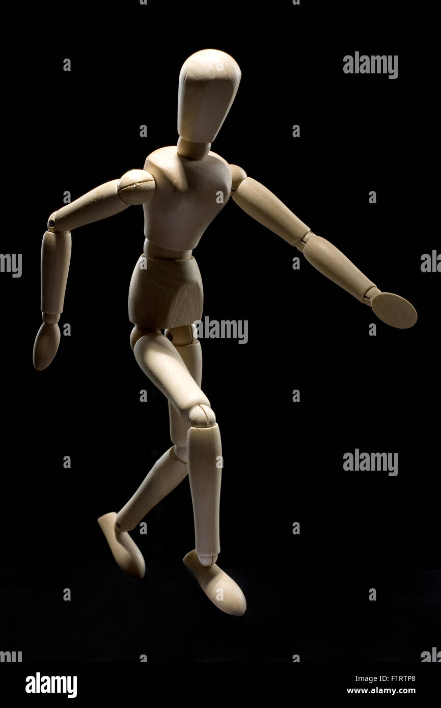 Model wooden art artists mannequin drawing silhouette hi-res stock  photography and images - Alamy