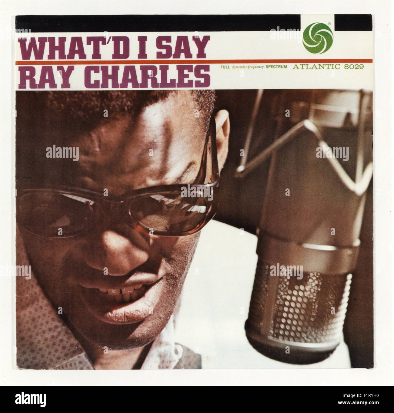 RAY CHARLES, circa 1960s.  Album cover What'd I Say. Courtesy Granamour Weems Collection. Editorial use only. Licensee must obtain appropriate permissions and clearances before using this photo. No rights are granted or implied. Stock Photo