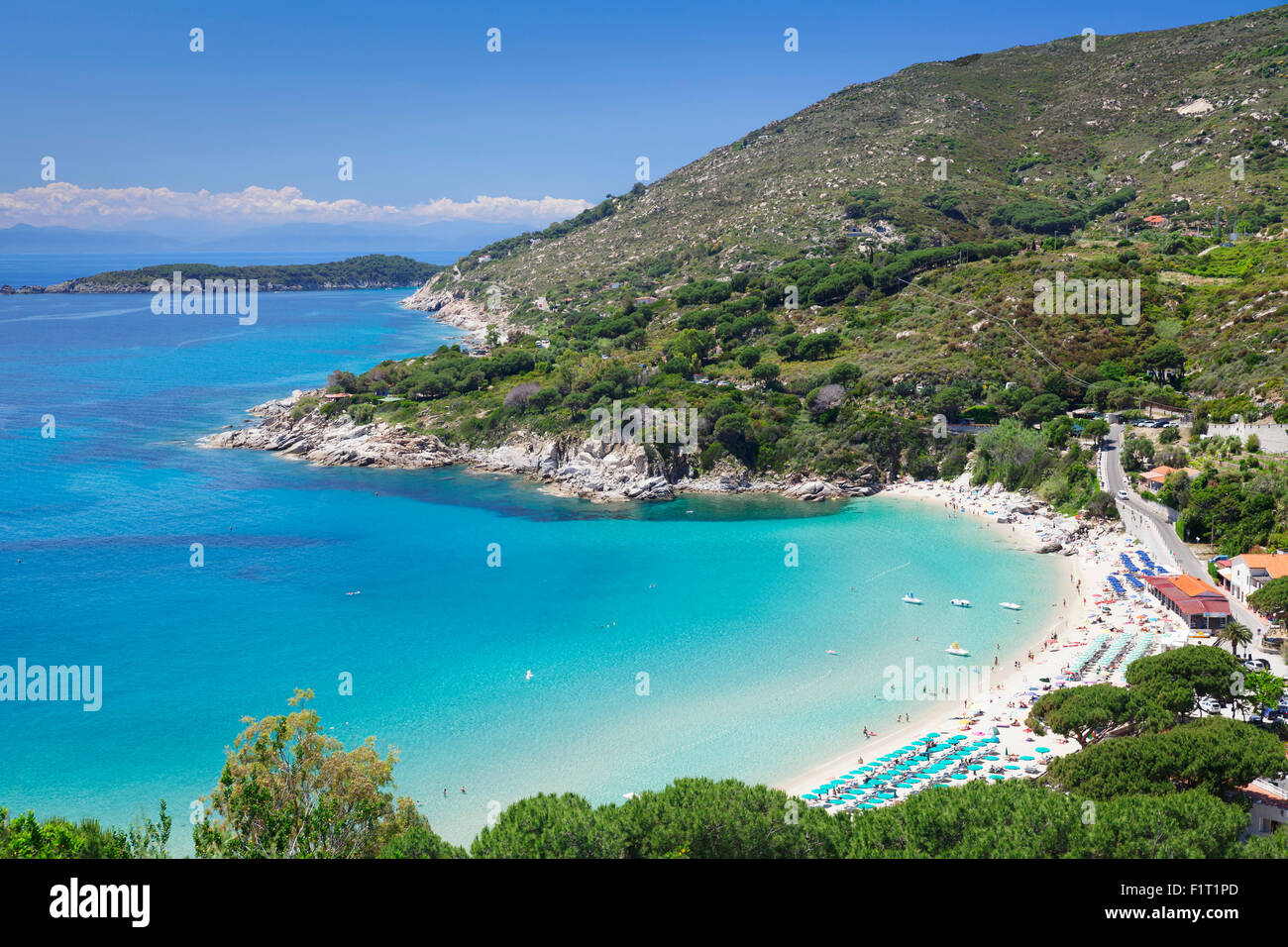 Beach Of Cavoli Island Of Elba Livorno Province Tuscany