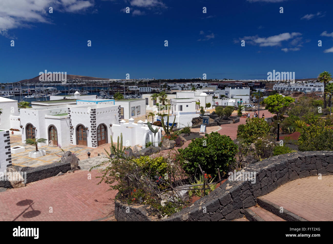 Rubicon Marina, Las Coloradas, Playa Blanca, Lanzarote, Canary Islands, Spain. Stock Photo