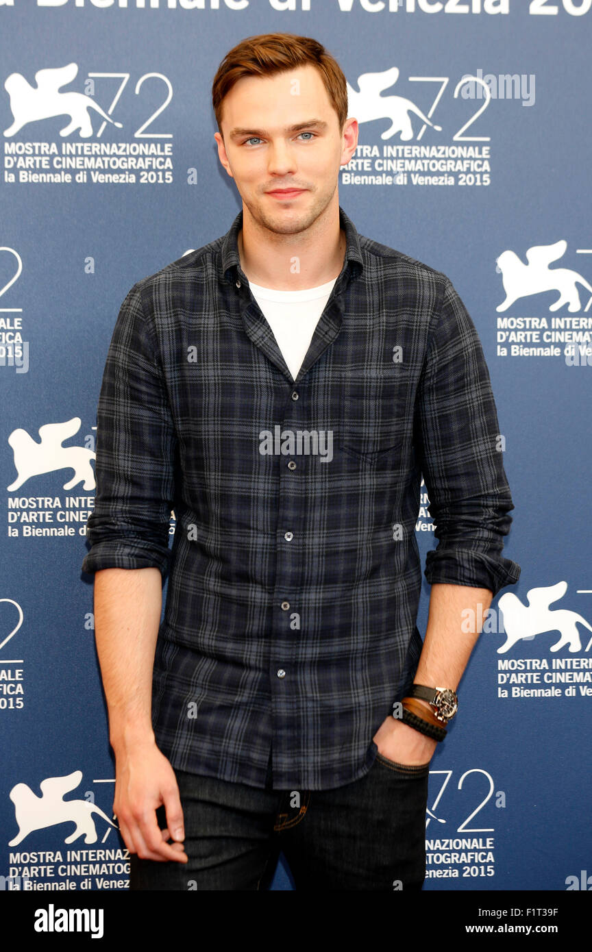 Nicholas September Nicholas Hoult during the 'Equals' photocall at the 72nd Venice ...