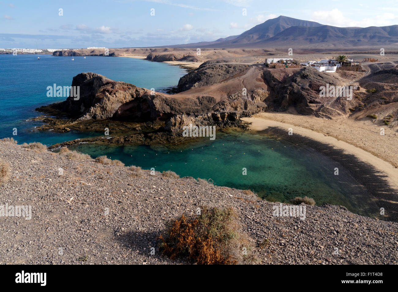 Papagayo Beach, Playa Blanca, Lanzarote, Canary Islands, Spain. Stock Photo