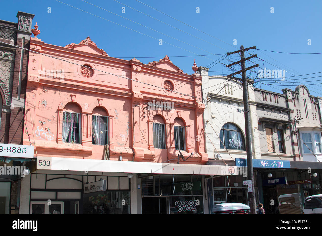 Newtown Sydney , shops and stores on king street in Newtown, Sydney