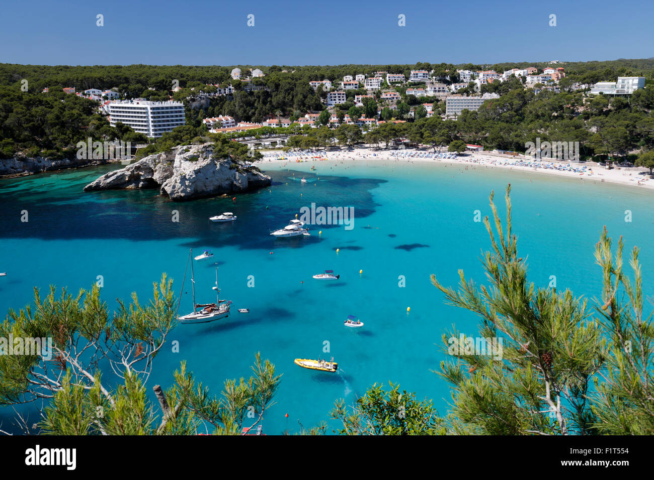 Cala Galdana, Menorca, Balearic Islands, Spain, Mediterranean, Europe Stock Photo