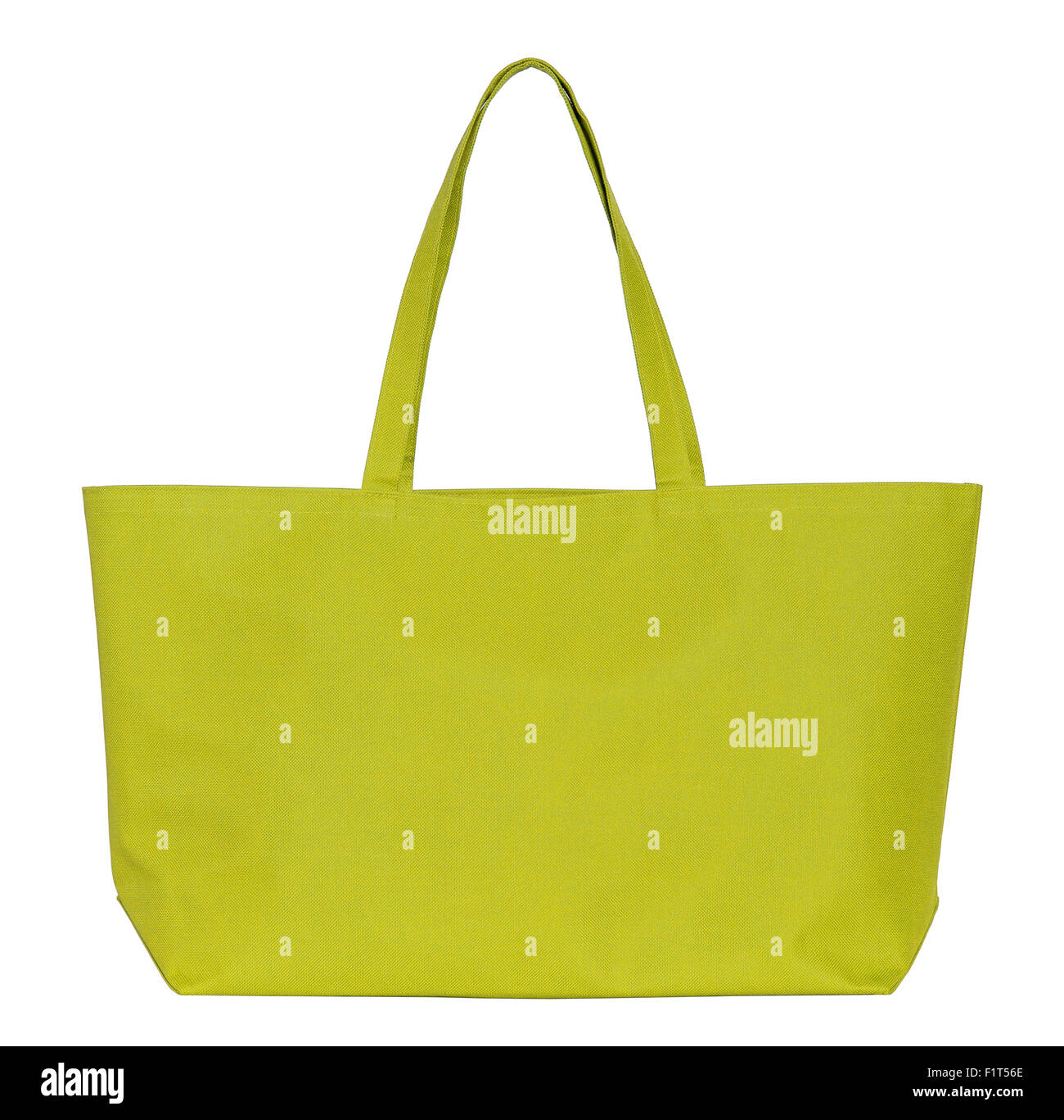 yellow fabric bag isolated on white with clipping path Stock Photo Alamy