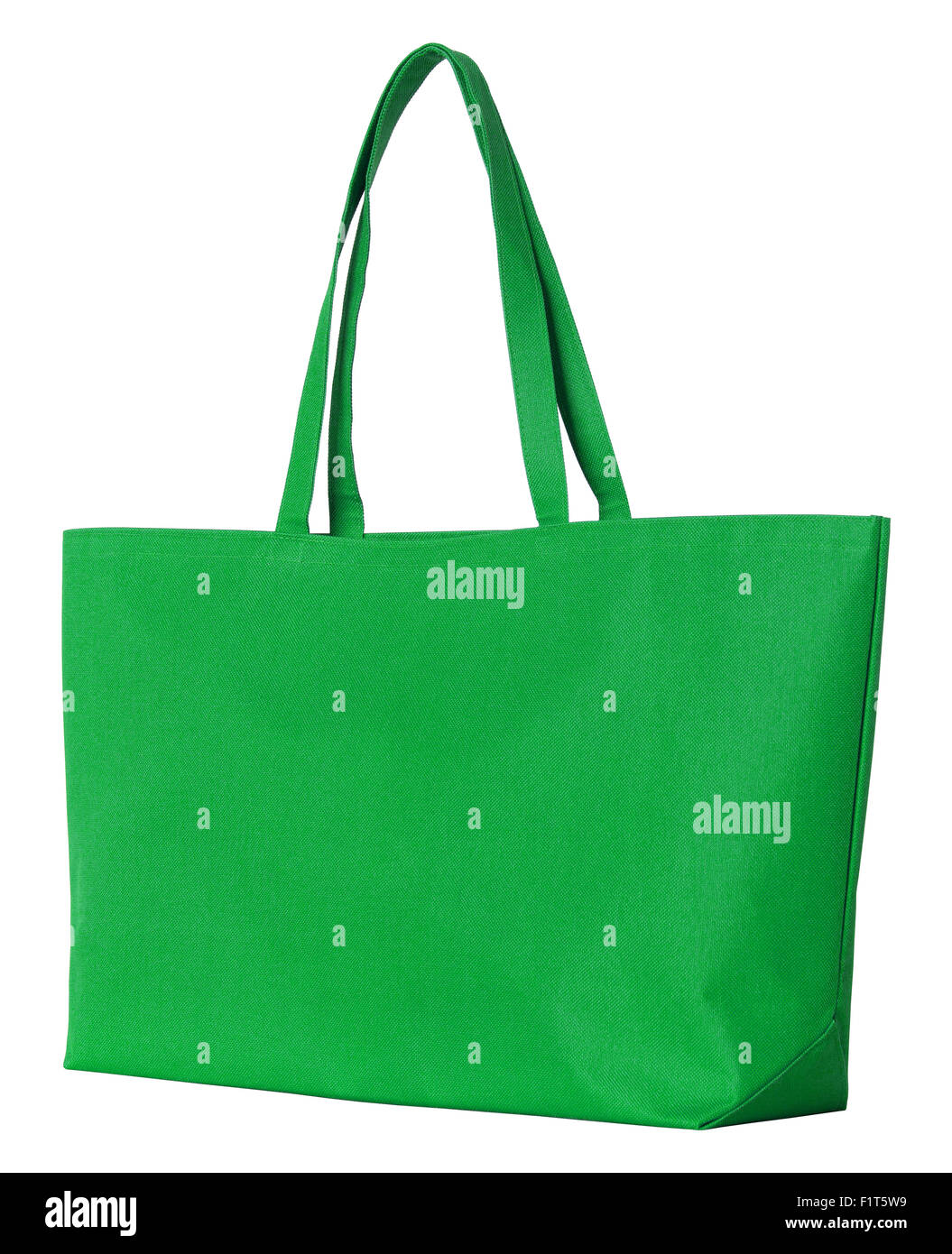 green fabric bag isolated on white with clipping path Stock Photo Alamy