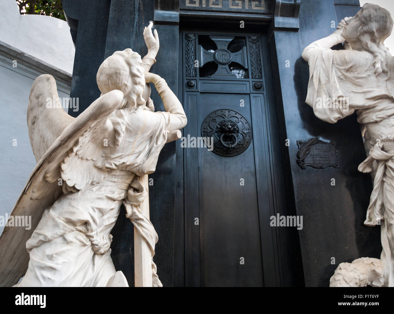 Mausoleum at Cementerio de La Recoleta Buenos Aires, Agentina city metropole, south america Stock Photo