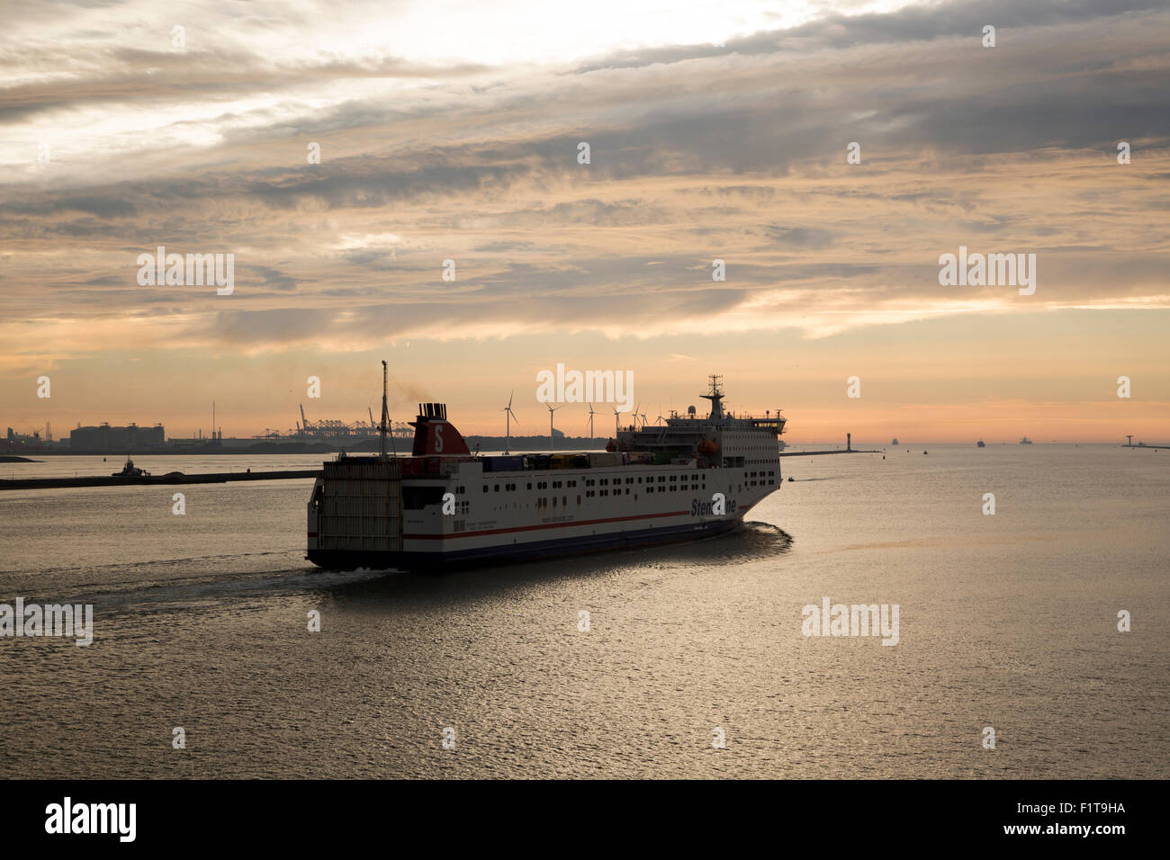 Stena Line freight ferry, Port of Rotterdam, Hook of Holland
