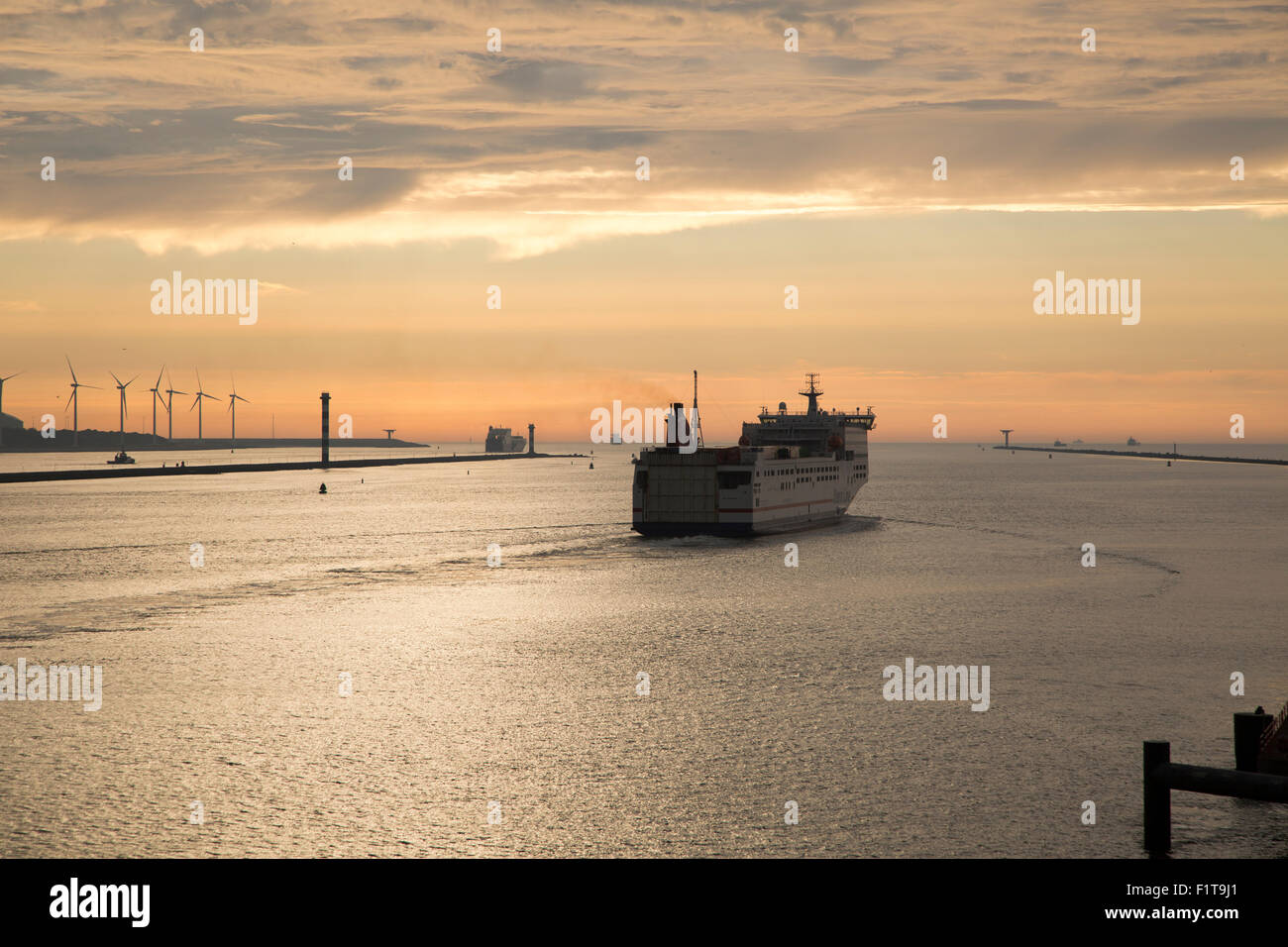 Stena Line freight ferry, Port of Rotterdam, Hook of Holland