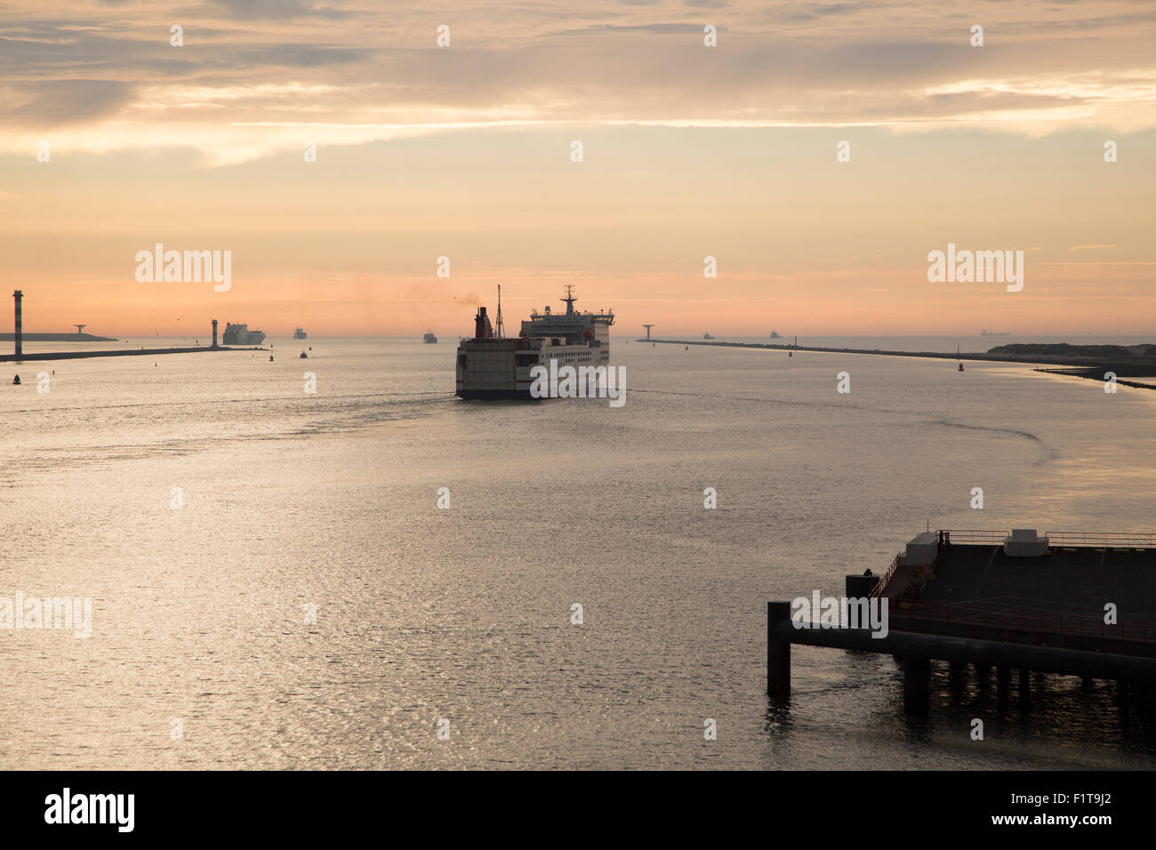 Stena Line freight ferry, Port of Rotterdam, Hook of Holland