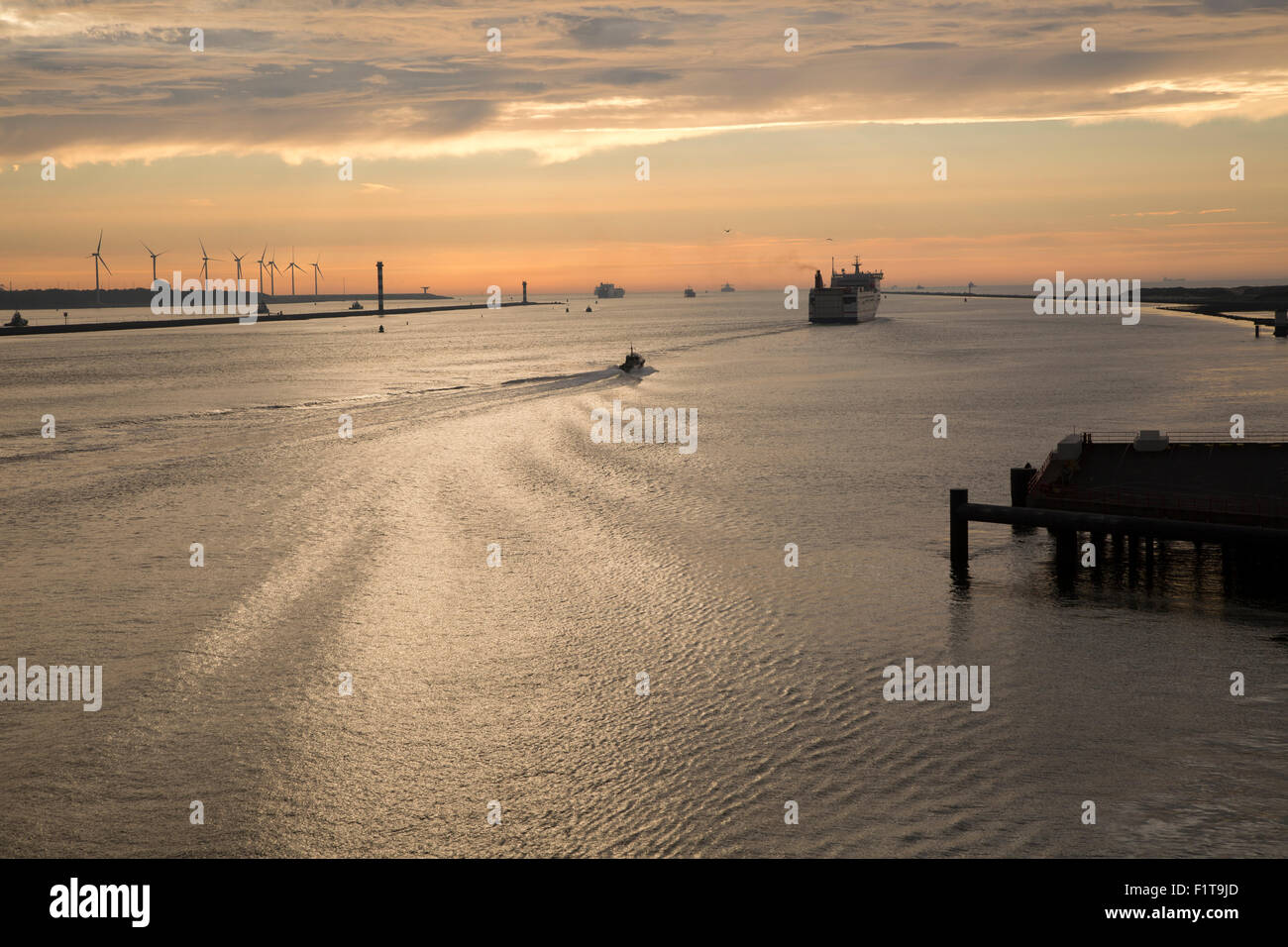 Stena Line freight ferry, Port of Rotterdam, Hook of Holland