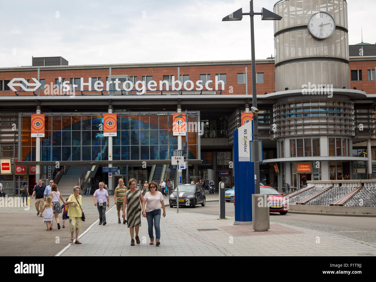 Den Bosch, 's-Hertogenbosch, railway station, North Brabant province, Netherlands Stock Photo