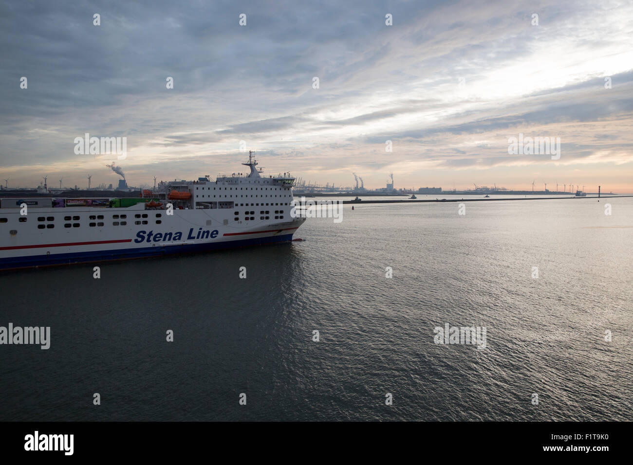Stena Line freight ferry, Port of Rotterdam, Hook of Holland
