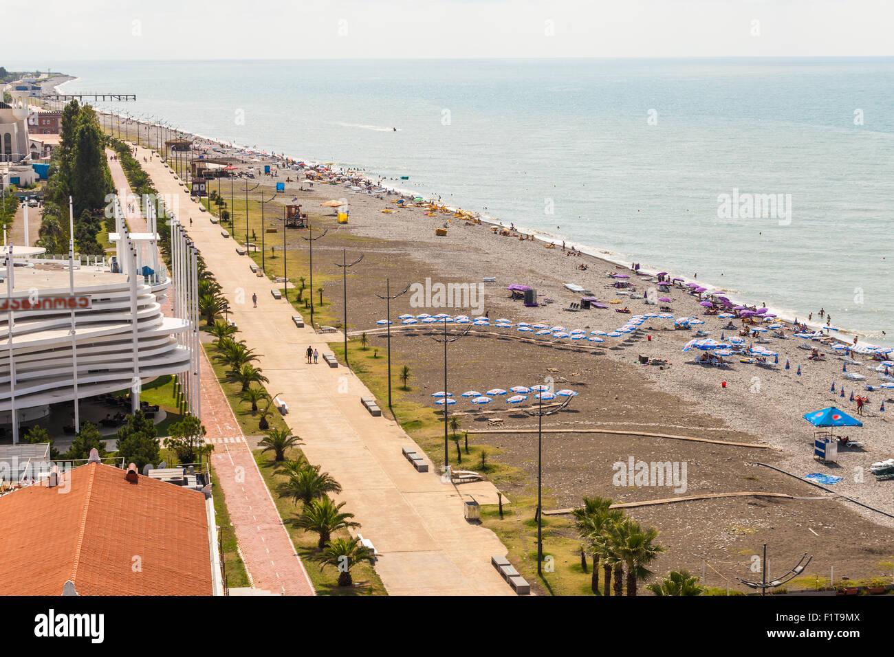 Seafront of Batumi, Georgia Stock Photo