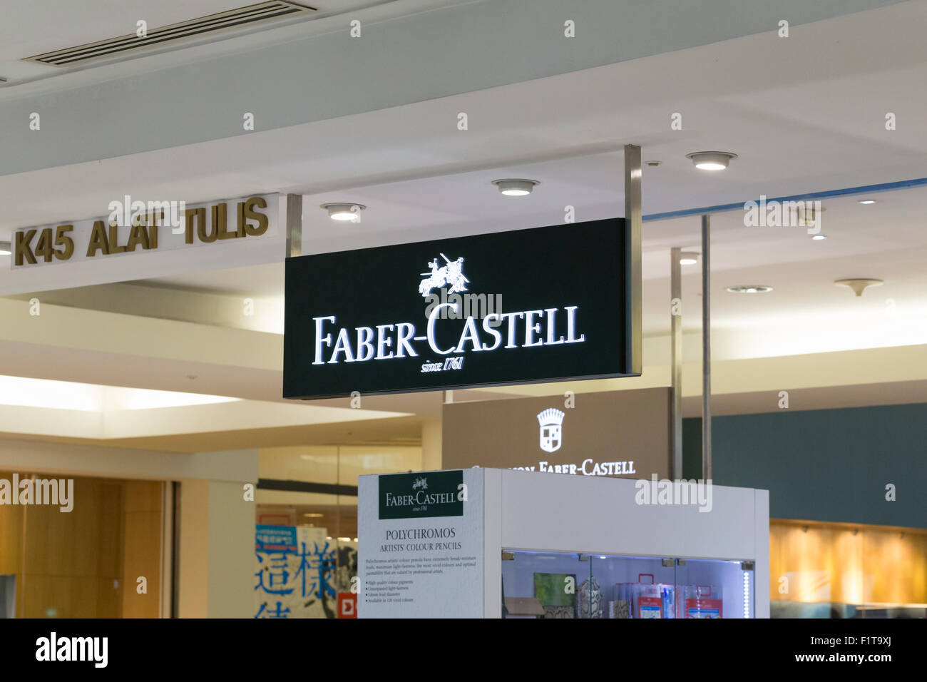 Faber Castell shop Stock Photo