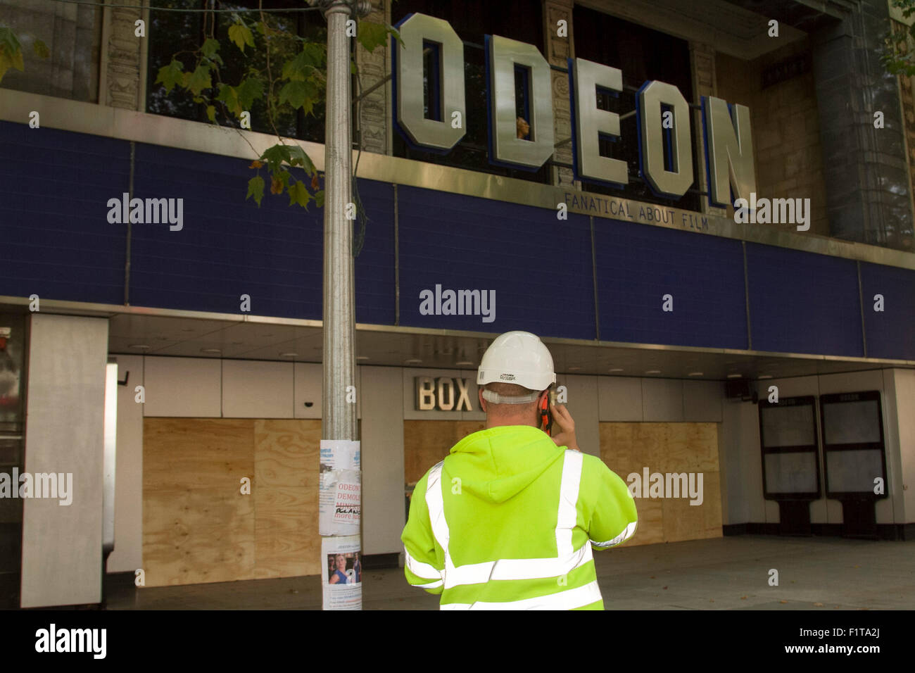 Kensington, London, UK. 7th September, 2015. The famous Odeon ...