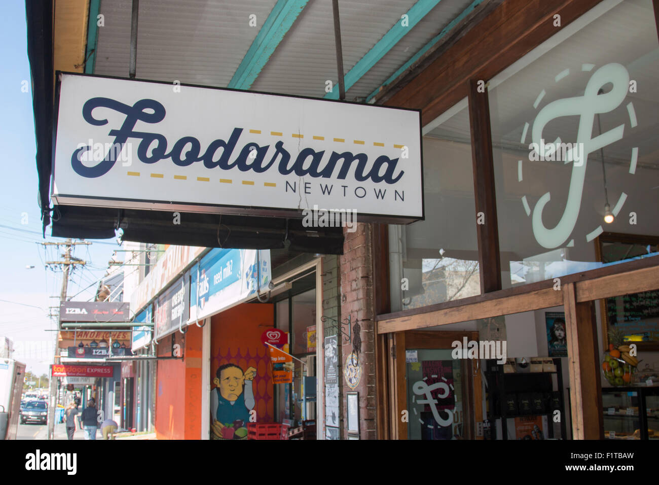 Foodarama coffee shop and cafe on king street in Newtown suburb of