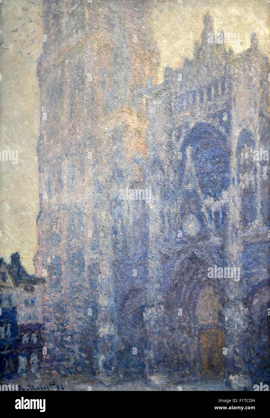 The Rouen Cathedral Le Cathédrale de Rouen 1893 Claude Monet 1840-1926 Stock Photo