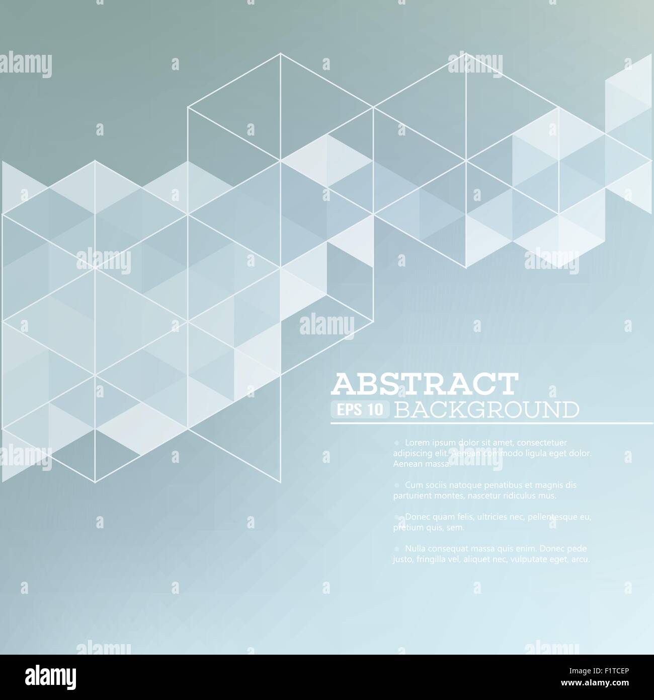 Abstract blurred background with triangles. Vector illustration Stock ...