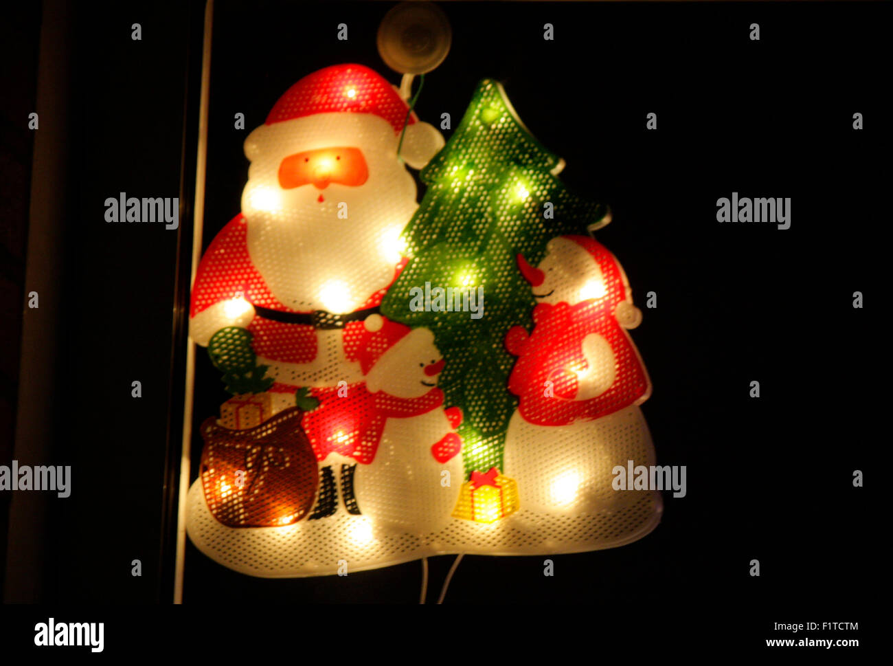 Weihnachtsmann, November 2013, Berlin. Stock Photo