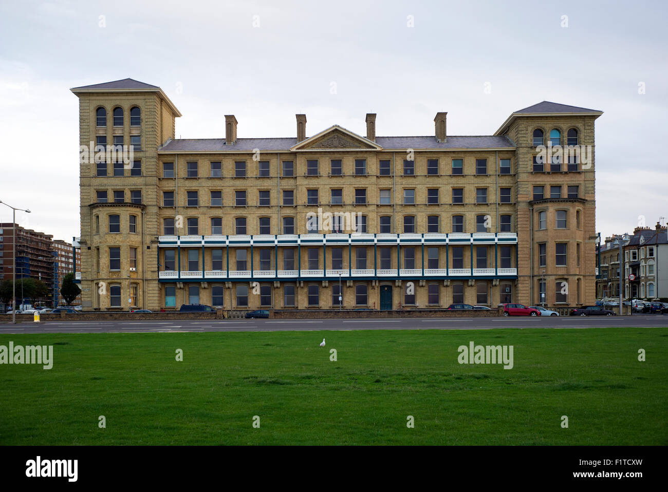 Grade 11 listed King's house, Hove Lawns, Brighton and hove, Sussex. Stock Photo