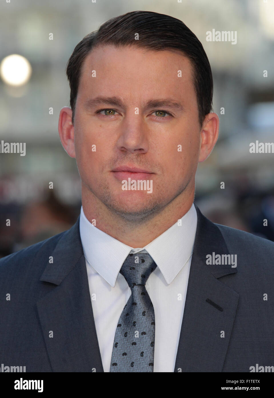 LONDON, UK, 30th June 2015: Channing Tatum attends the Magic Mike: XXL - UK film premiere, Leicester Square in London Stock Photo