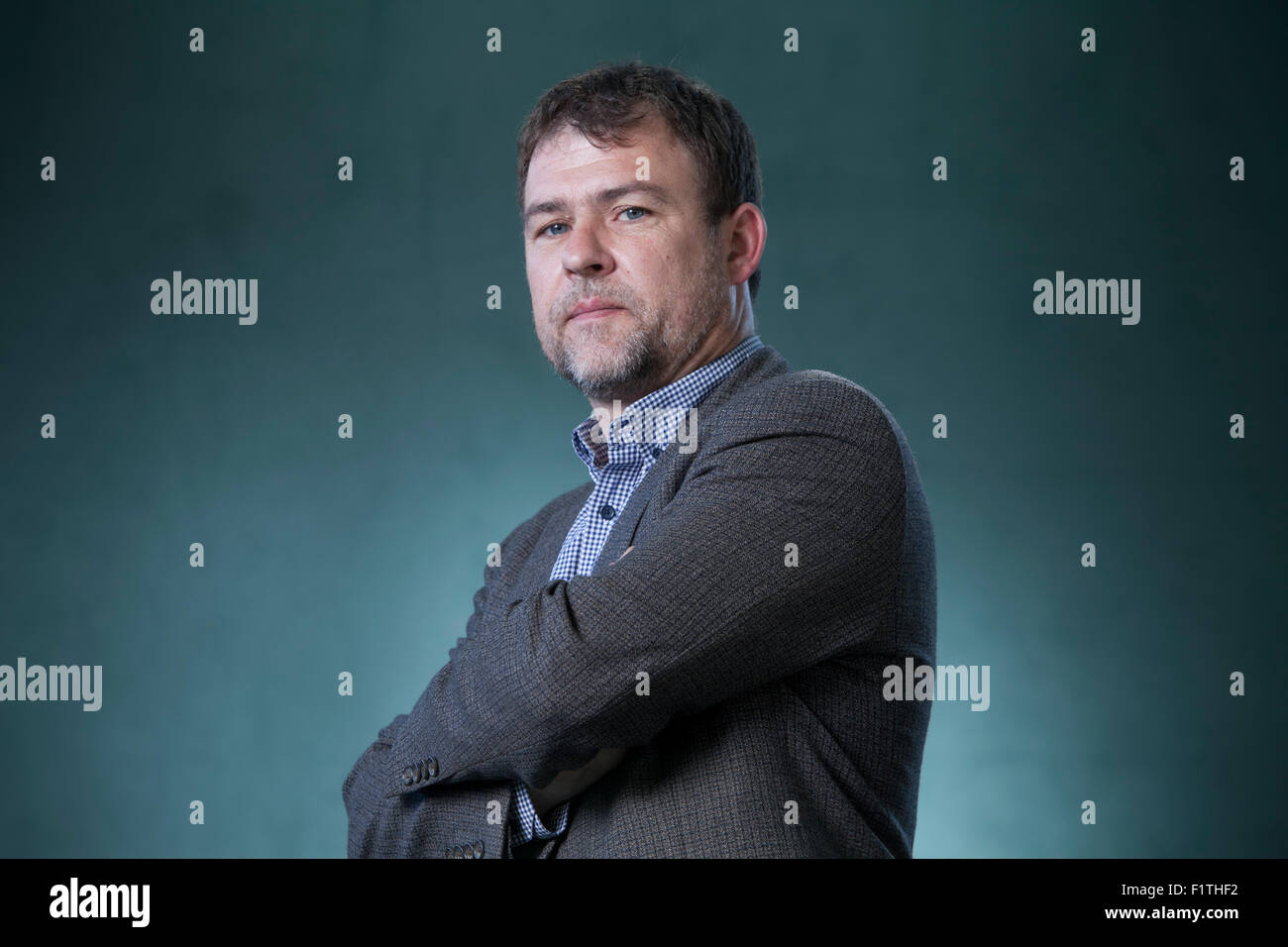 Dan Davies, the journalist and author, at the Edinburgh International Book Festival 2015