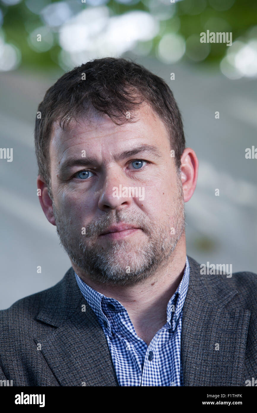 Dan Davies, the journalist and author, at the Edinburgh International Book Festival 2015