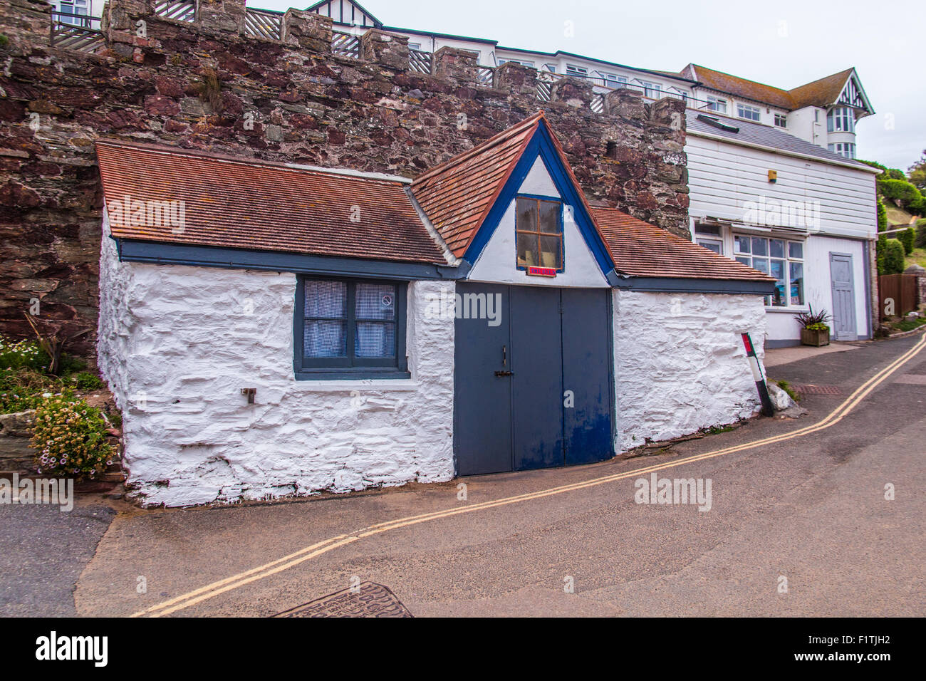 The Kiln Ice Cream Bar Part Of The Cottage Hotel Hope Cove Stock