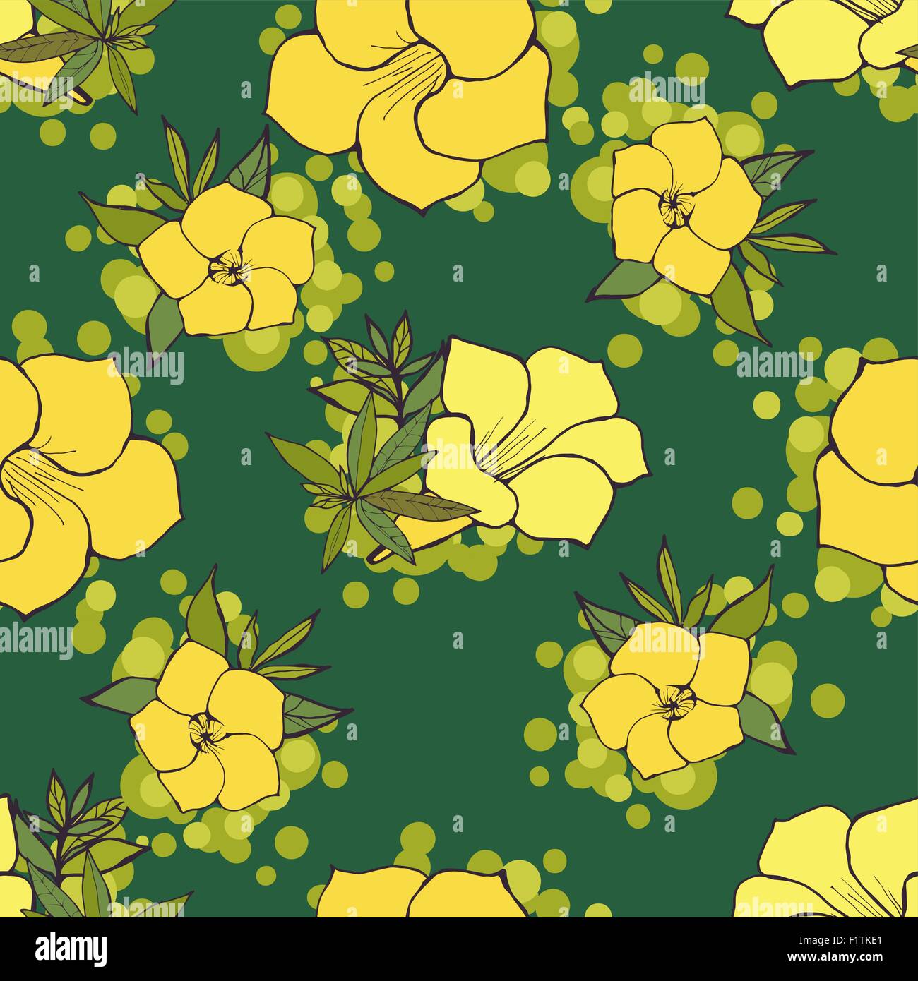Seamless floral pattern Stock Vector Image & Art - Alamy